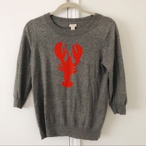 J.Crew lobster sweater.